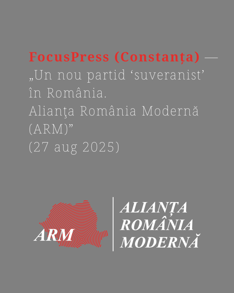 Apariții în presă 27 august 2025 [FocusPress]