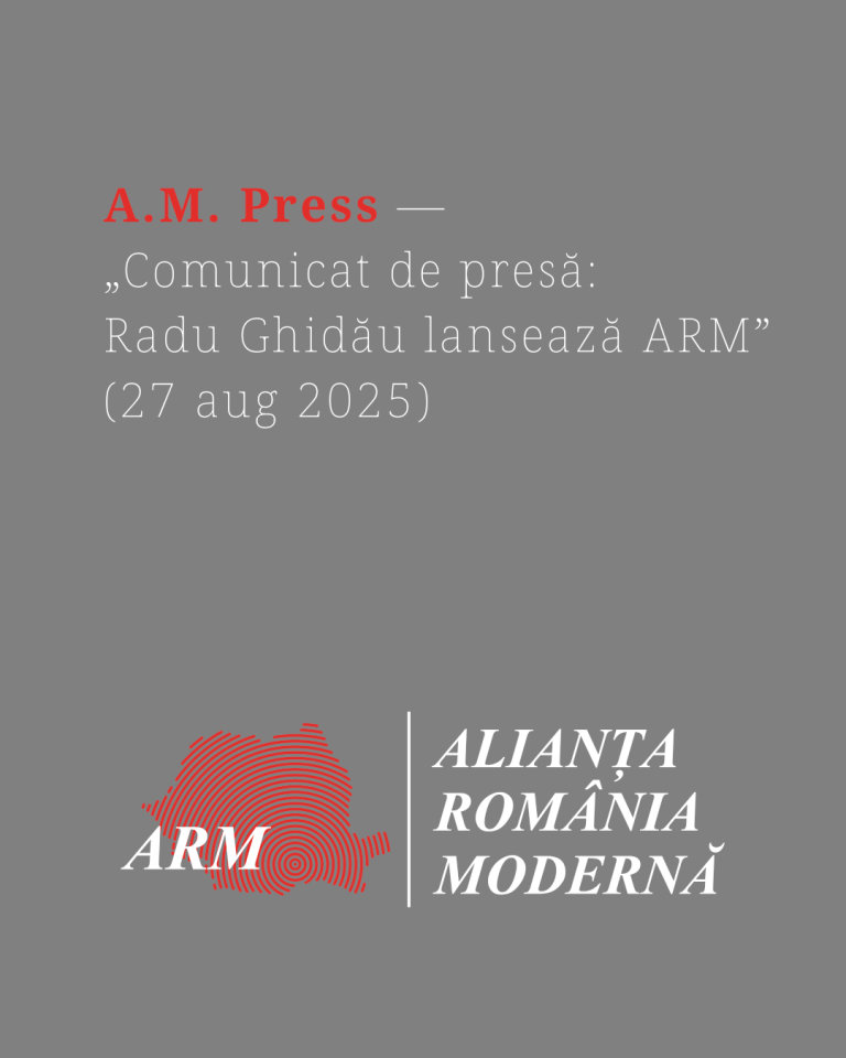 Apariții în presă 27 august 2025 [AMPress.ro]