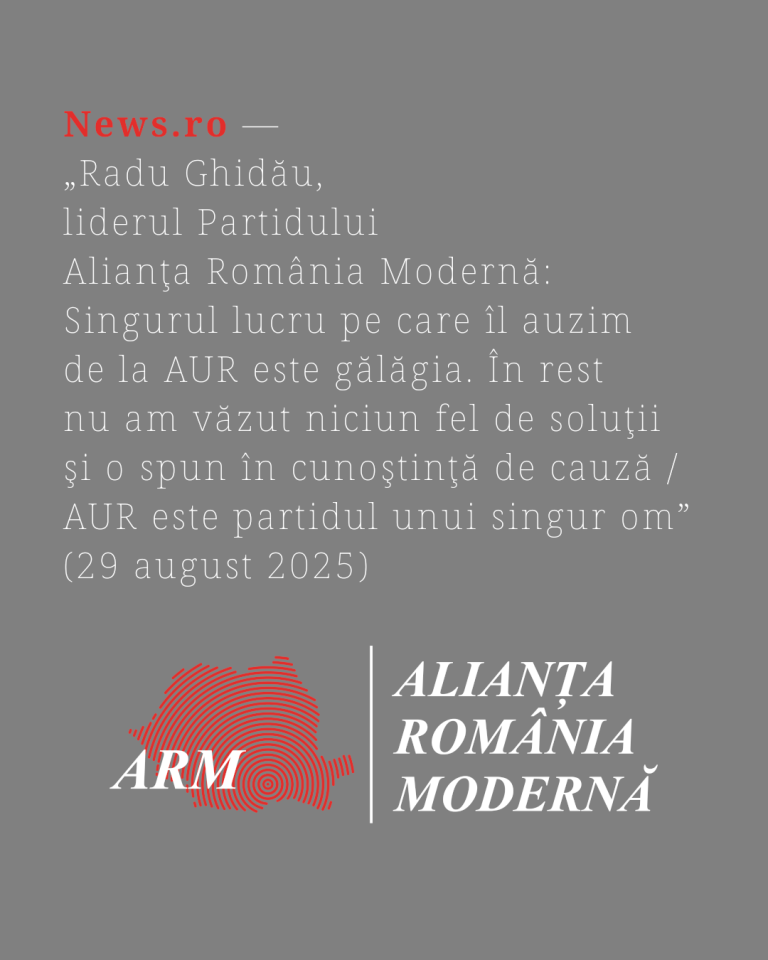 Apariții în presă 29 august 2025 [News.ro]