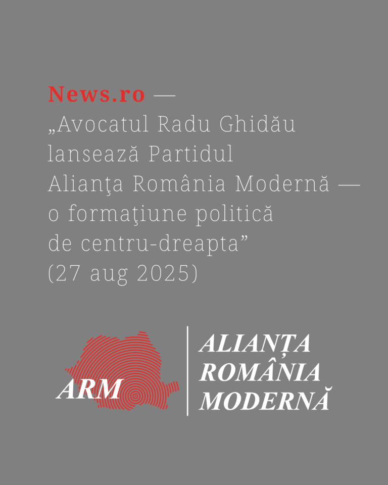 Apariții în presă 27 august 2025 [News.ro]