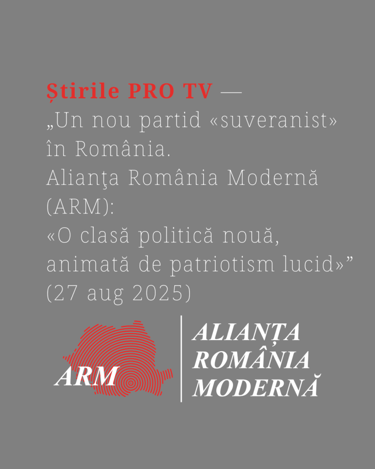 Apariții în presă 27 august 2025 [Știrile ProTV]
